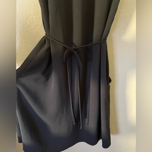 Aritzia Wilfred Sabine Black Wrap Front Mini Dress Size S - Picture 10 of 14